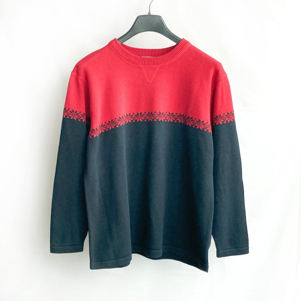 Vintage Eddie Bauer Cotton Ski Sweater